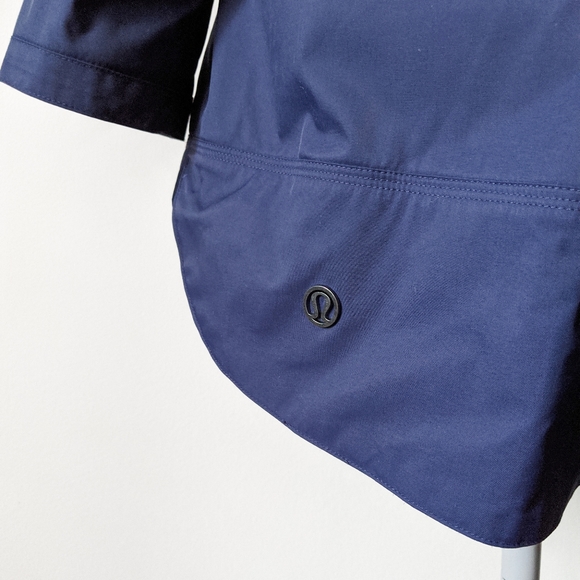 RARE Lululemon Fo Drizzle Rain Jacket Deep Navy - Picture 8 of 8